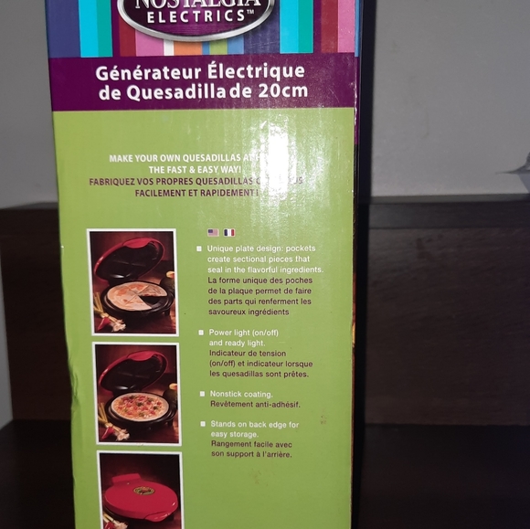 Nostalgia Electrics Quesadilla Maker Preowned - Picture 3 of 3